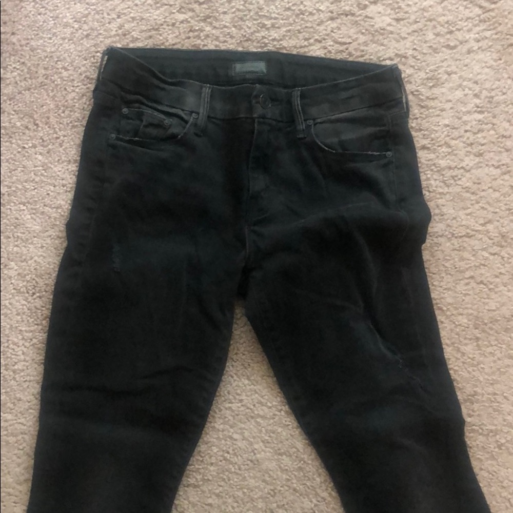 Mother jeans with zipper at the bottom